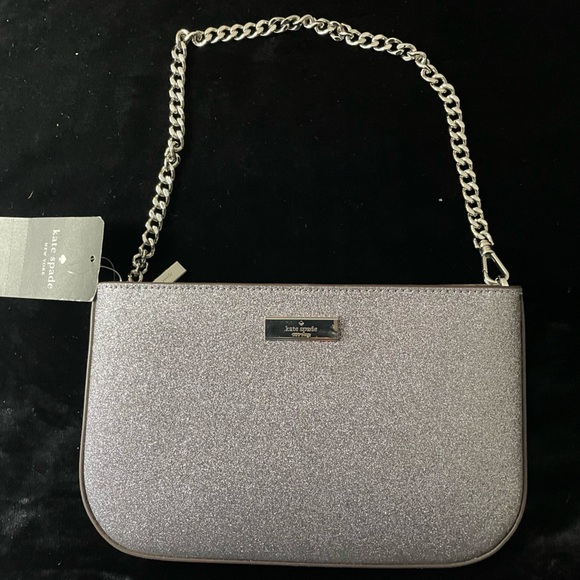 kenzie Handbags - Kenzie Silver Glitter Bag